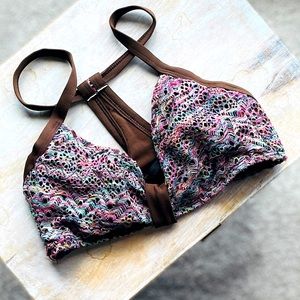 💚 NEXT brown/multi color sports bra